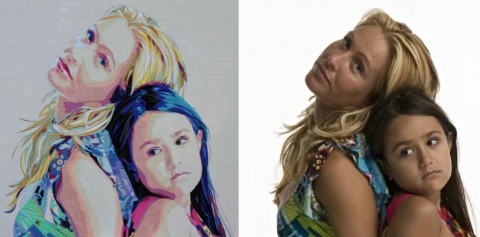 "Katja & Lana" (120 CM X 120 CM)